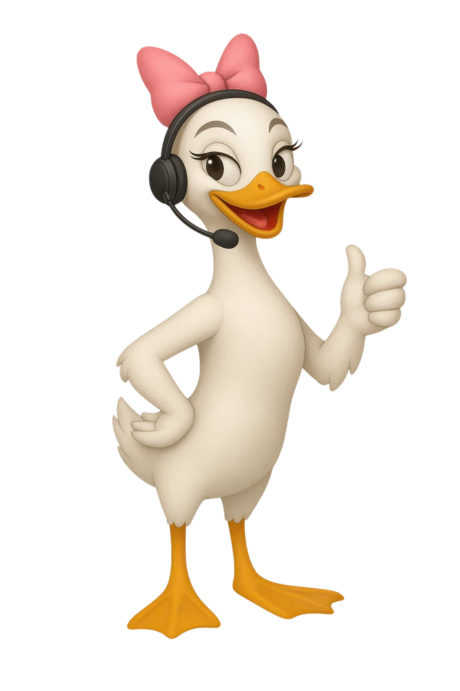 Illustration de canard Smart Duck